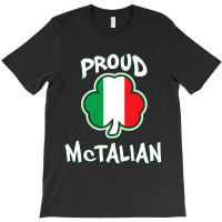 Mctalian Irish And Italian Pride Shamrock St Patricks Day T-shirt | Artistshot