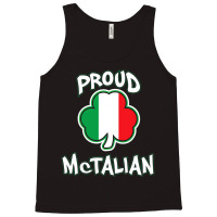 Mctalian Irish And Italian Pride Shamrock St Patricks Day Tank Top | Artistshot