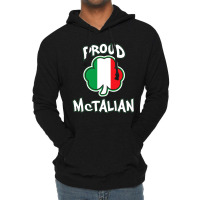 Mctalian Irish And Italian Pride Shamrock St Patricks Day Lightweight Hoodie | Artistshot