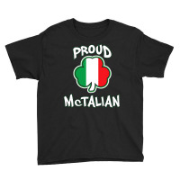 Mctalian Irish And Italian Pride Shamrock St Patricks Day Youth Tee | Artistshot