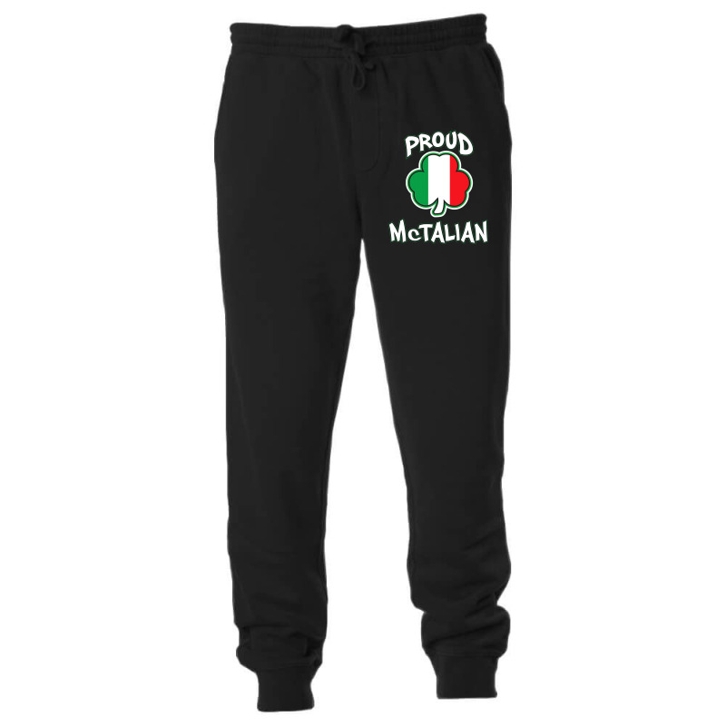 Mctalian Irish And Italian Pride Shamrock St Patricks Day Unisex Jogger | Artistshot