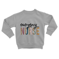 Emergency Nurse Leopard Nurse Gift Toddler Sweatshirt | Artistshot