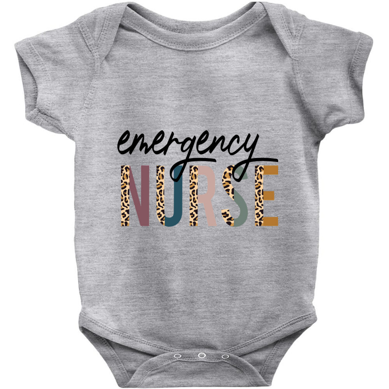 Emergency Nurse Leopard Nurse Gift Baby Bodysuit | Artistshot