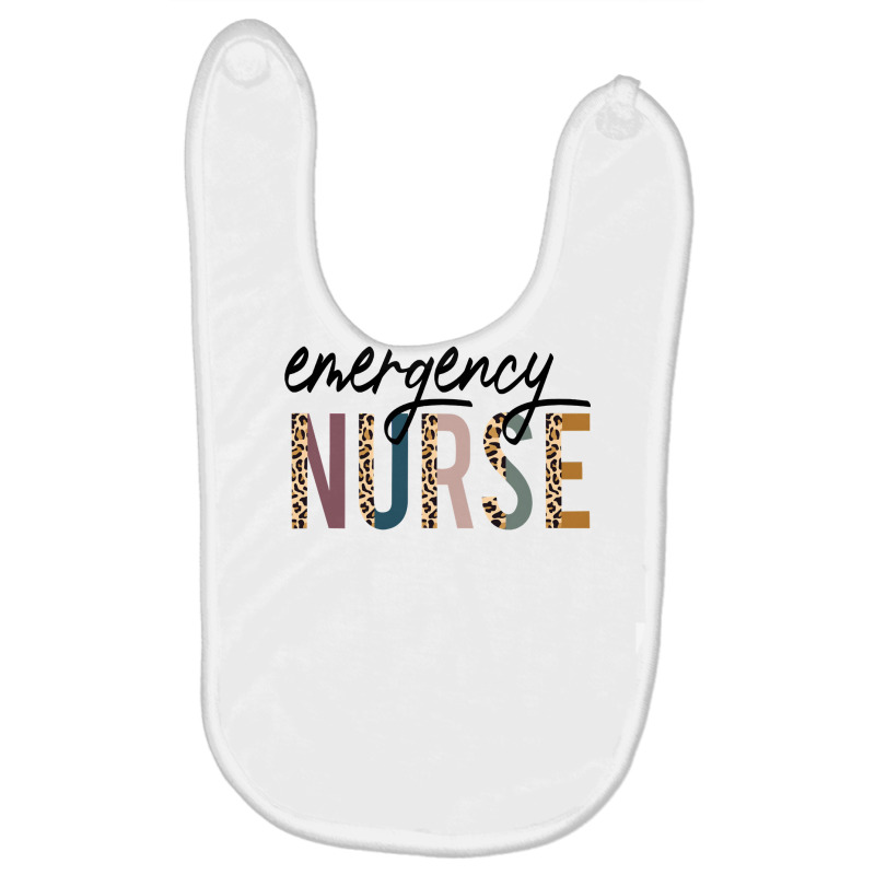 Emergency Nurse Leopard Nurse Gift Baby Bibs | Artistshot