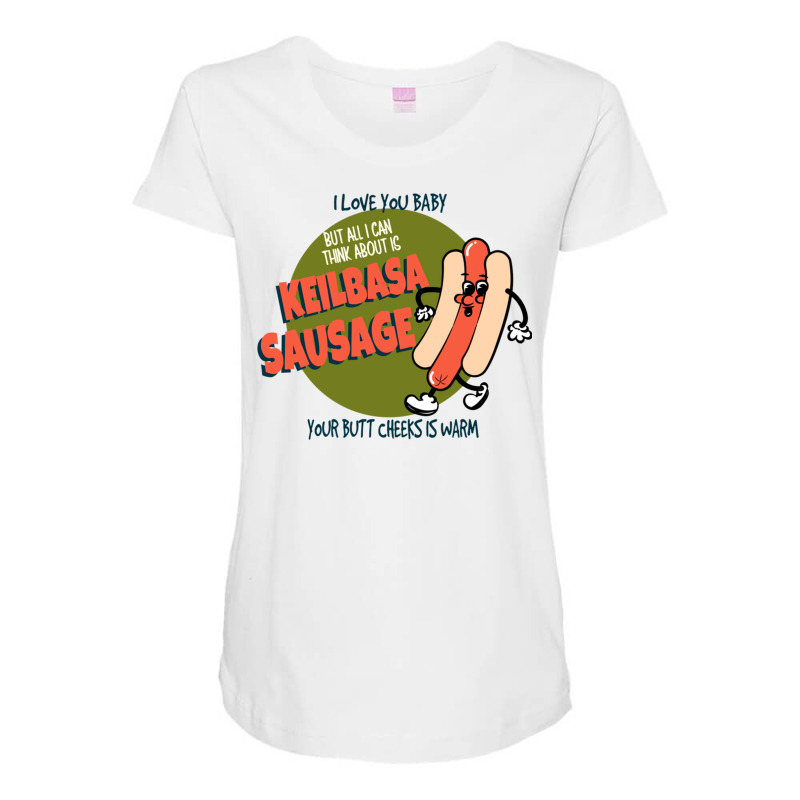 Kielbasa Sausage Lyrics Tenacious D Maternity Scoop Neck T-shirt by sapitaprosipe | Artistshot