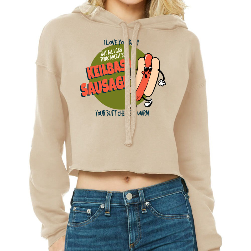 Kielbasa Sausage Lyrics Tenacious D Cropped Hoodie by sapitaprosipe | Artistshot