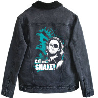 Call Me Snake! Unisex Sherpa-lined Denim Jacket | Artistshot