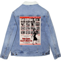 The Girl Can't Help It Jayne Mansfield Fats Domino Little Richard Gene Unisex Sherpa-lined Denim Jacket | Artistshot