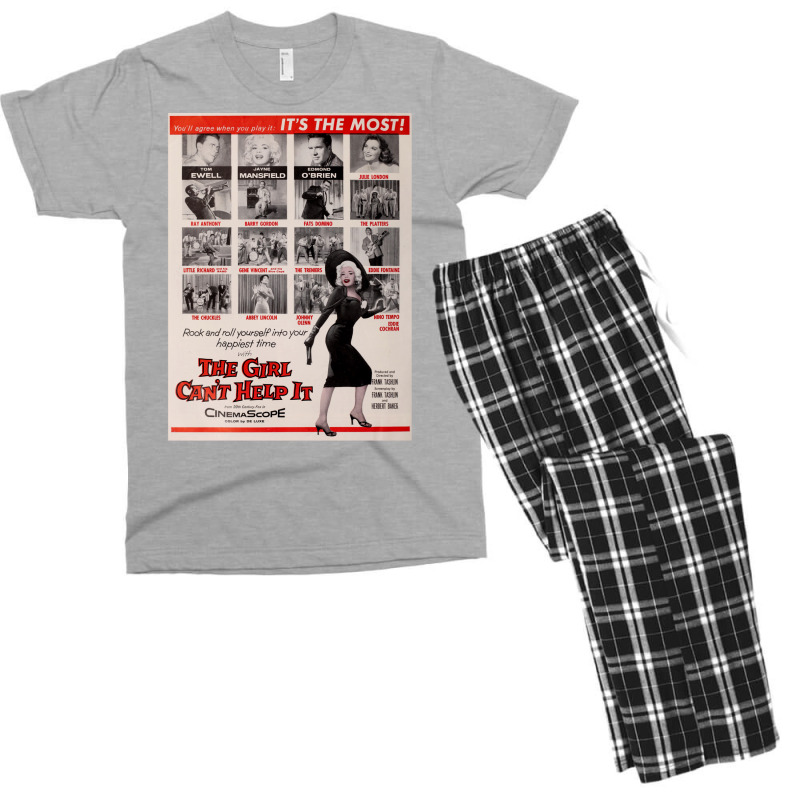 The Girl Can't Help It Jayne Mansfield Fats Domino Little Richard Gene Men's T-shirt Pajama Set by gyalpoisenga | Artistshot