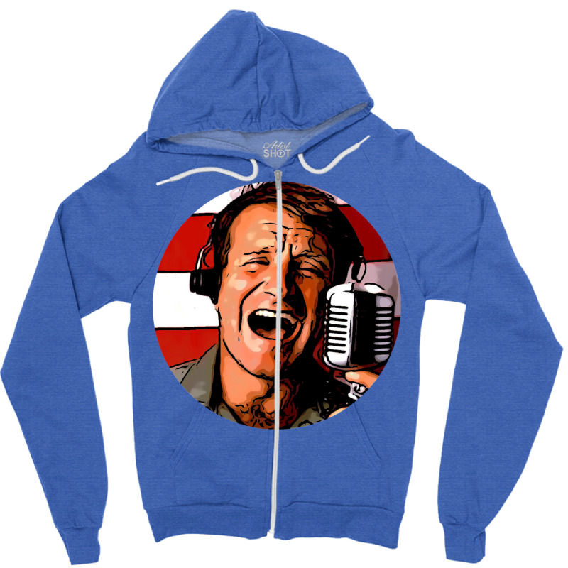 Robin Williams Comedy Legend   Robin Williams Cartoon Gifts   Acting L Zipper Hoodie | Artistshot