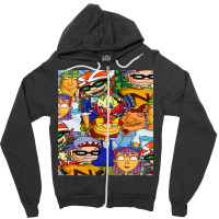 Rocket Power Zipper Hoodie | Artistshot