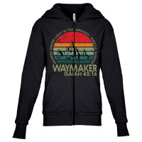 Way Maker Religious Organics Youth Zipper Hoodie | Artistshot