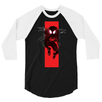 Spiderverse In The Red 3/4 Sleeve Shirt | Artistshot