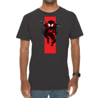 Spiderverse In The Red Vintage T-shirt | Artistshot