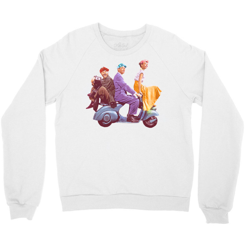 Roman Holiday Flower Crowns Crewneck Sweatshirt | Artistshot