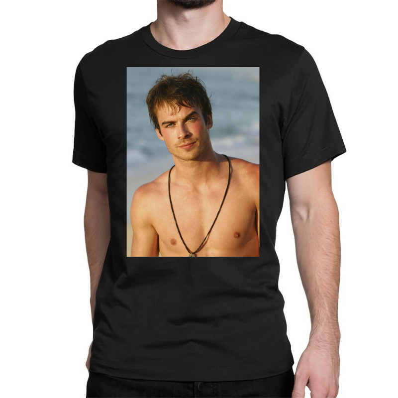 Ian Somerhalder Shirtless Classic T-shirt | Artistshot