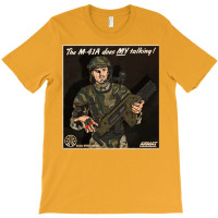 The M41a Does My Talking T-shirt | Artistshot