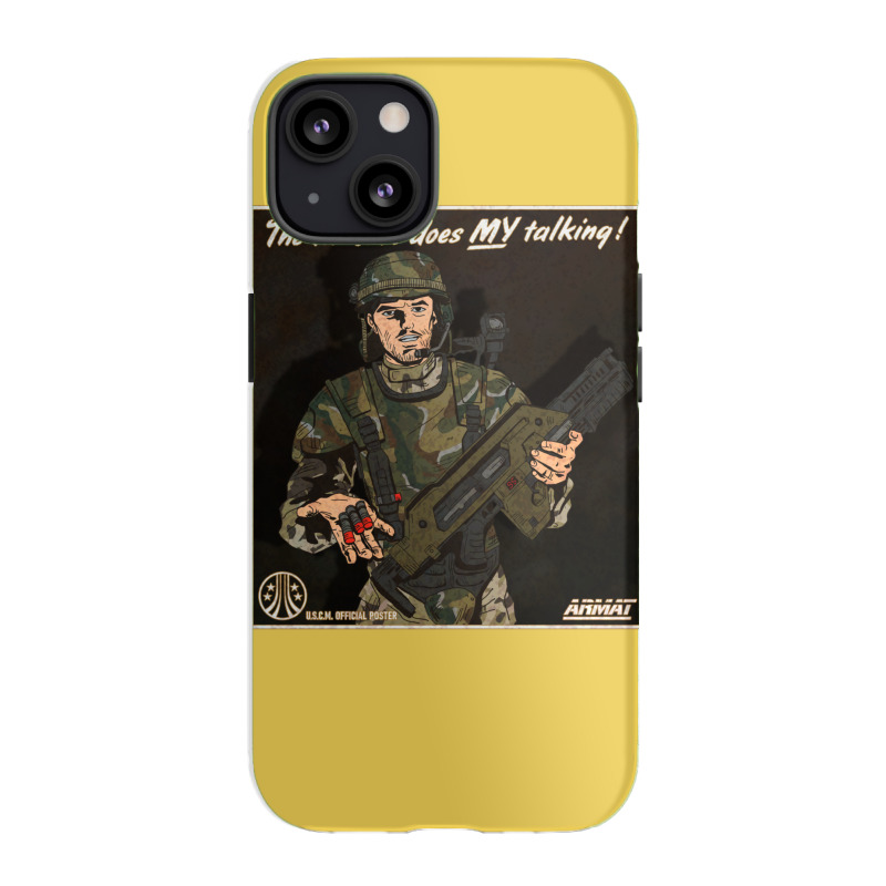 The M41a Does My Talking Iphone 13 Case | Artistshot