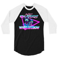 Antique Chariot And Wheelbarrow 80s Retro Fanart 3/4 Sleeve Shirt | Artistshot