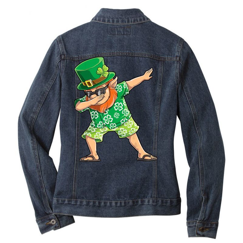 Leprechaun Hawaiian Surfing T Shirt St Patricks Day Hawaii | Art Print