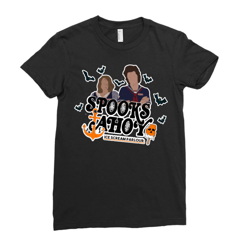 Spooks Ahoy Ice Scream Parlour Ladies Fitted T-Shirt by stiipprziguii | Artistshot