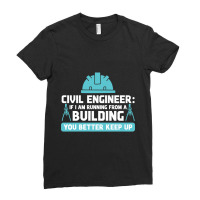 Engineer Ingeniero Civil Civil Engineering Ladies Fitted T-shirt | Artistshot