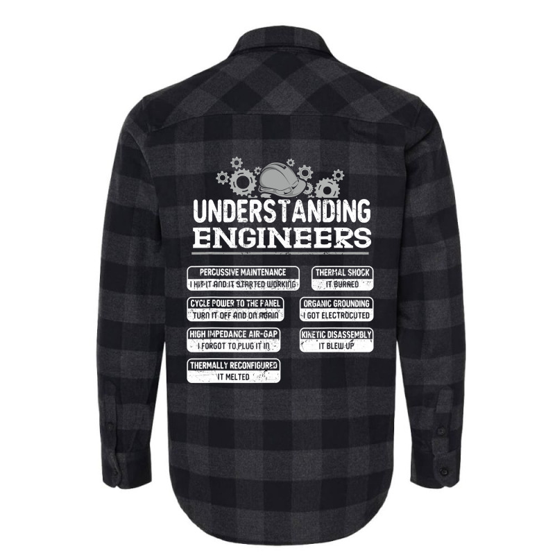 Engineering Computer Civil Understanding Engineers Flannel Shirt by casaniuy89 | Artistshot