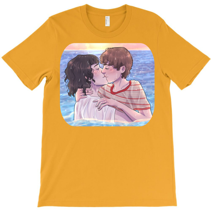 Byler Kissing In The Ocean T-Shirt by kakhuwoldtf | Artistshot