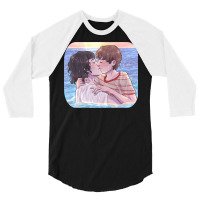 Byler Kissing In The Ocean 3/4 Sleeve Shirt | Artistshot