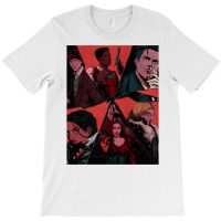 Six Of Crows Illustration (textured) T-shirt | Artistshot