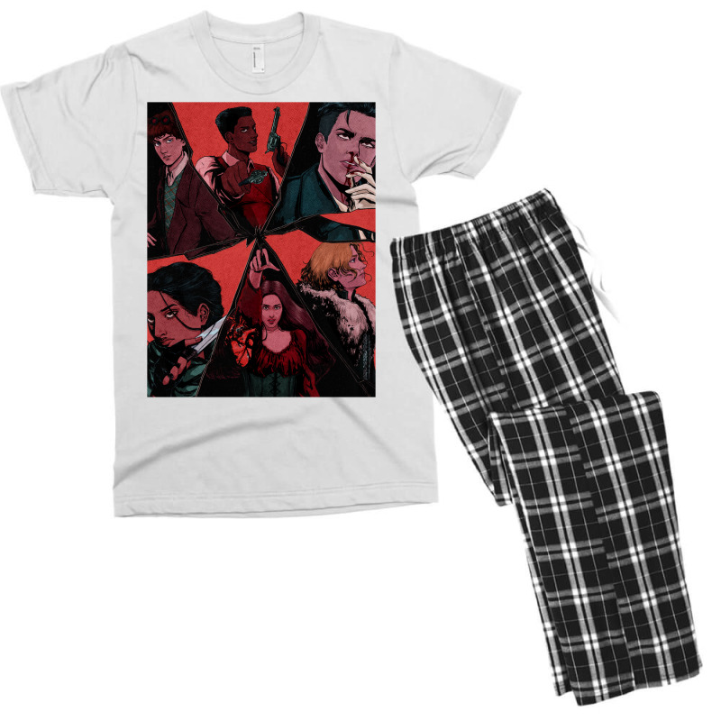 Six Of Crows Illustration (textured) Men's T-shirt Pajama Set | Artistshot