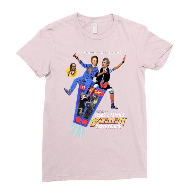 Lewis And Clark's Excellent Adventure Ladies Fitted T-Shirt by soleaslolzyb | Artistshot