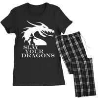 Slay Your Dragons Women's Pajamas Set | Artistshot