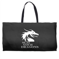 Slay Your Dragons Weekender Totes | Artistshot