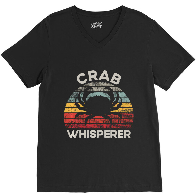 Hot Trend Crab Whisperer Crabbing Lover Hermit Crab Seafood V-neck Tee | Artistshot