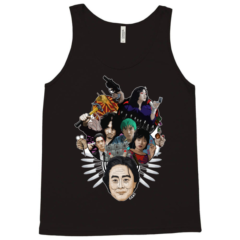 Park Chan Wook   Mash Up Tribute Tank Top by preetynikomek | Artistshot