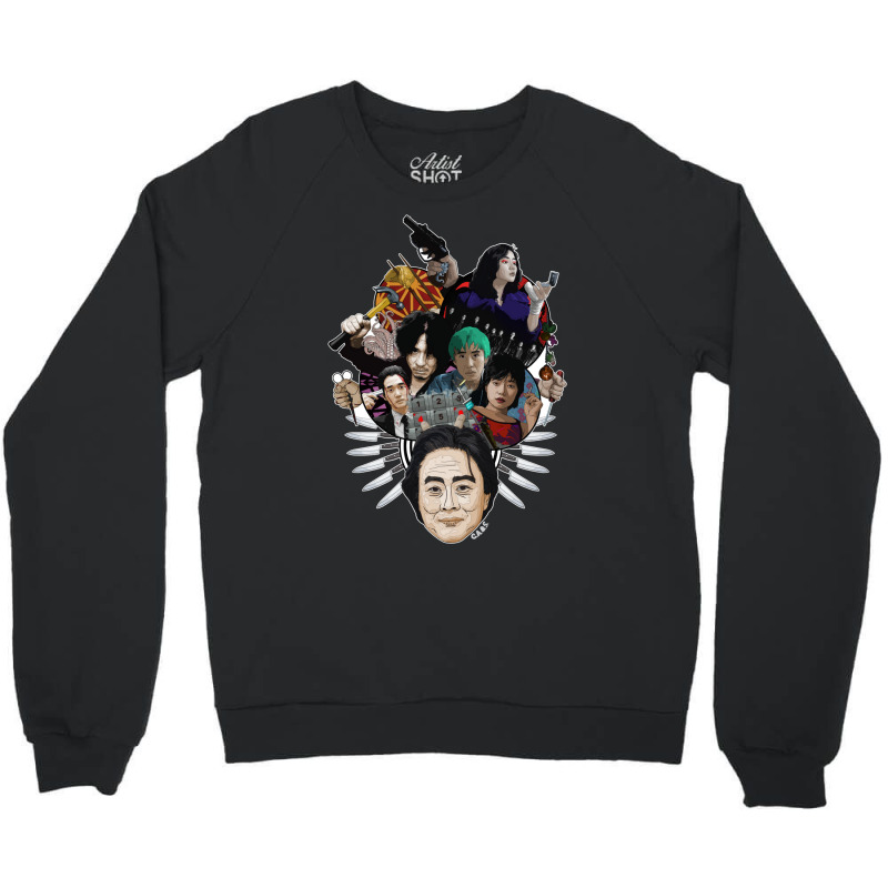 Park Chan Wook   Mash Up Tribute Crewneck Sweatshirt by preetynikomek | Artistshot