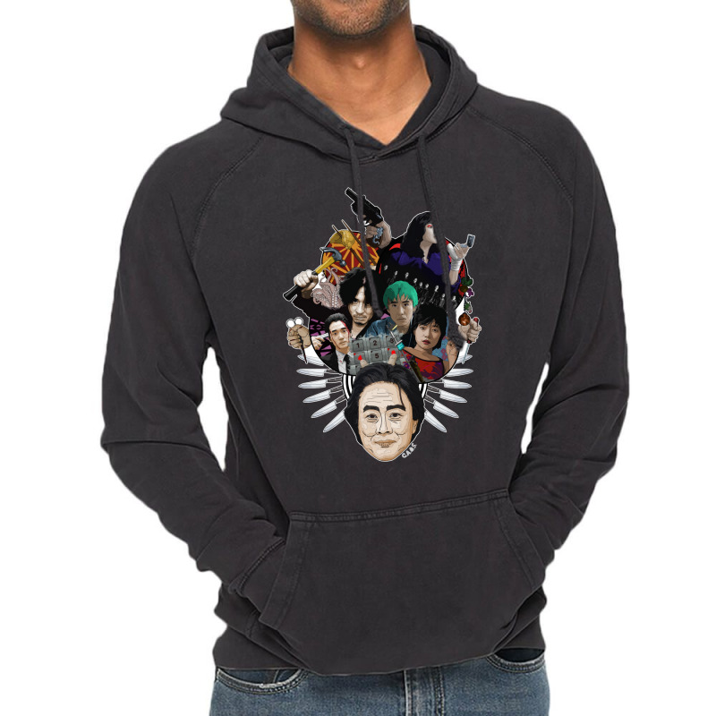 Park Chan Wook   Mash Up Tribute Vintage Hoodie by preetynikomek | Artistshot