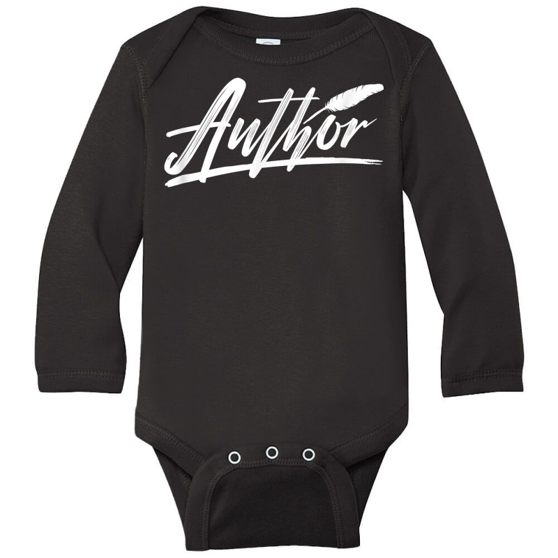 Author Novel Book Creative Writing T Shirt Long Sleeve Baby Bodysuit by hyong5i4 | Artistshot