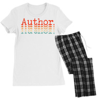 Author Novel Book Creative Writing Vintage T Shirt Women's Pajamas Set | Artistshot