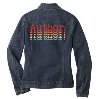 Author Novel Book Creative Writing Vintage T Shirt Ladies Denim Jacket | Artistshot