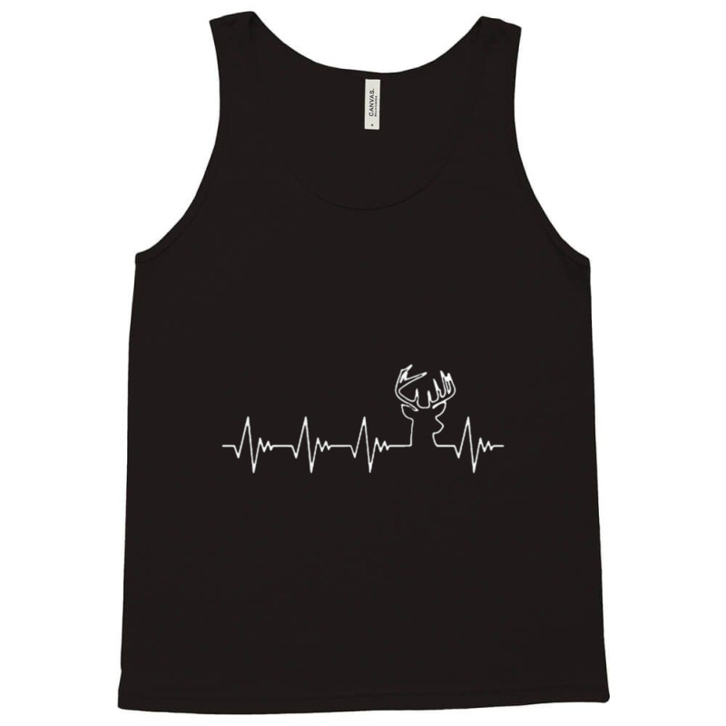 Limited Edition Deer Hunting Heartbeat Tank Top by Berrios Crisp | Artistshot