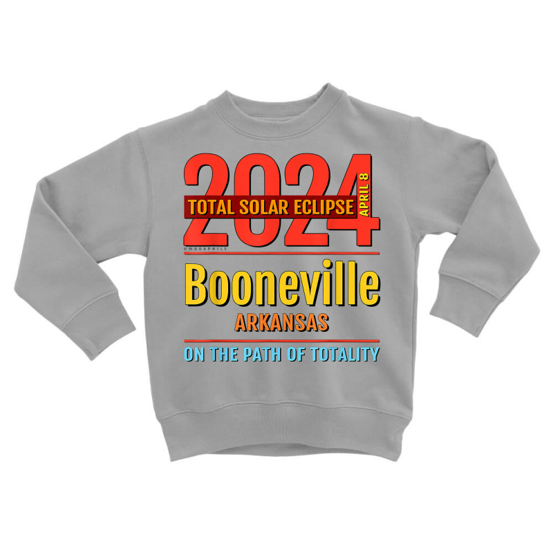 Booneville Arkansas Ar Total Solar Eclipse 2024  4  T Shirt Toddler Sweatshirt by sheritl9tl | Artistshot