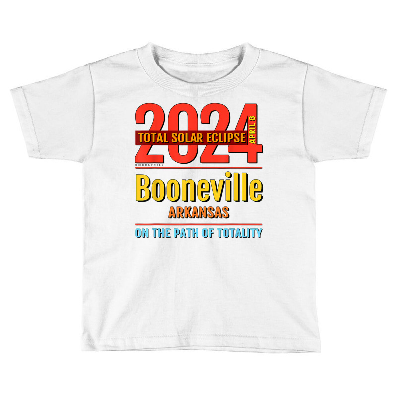 Booneville Arkansas Ar Total Solar Eclipse 2024  4  T Shirt Toddler T-shirt by sheritl9tl | Artistshot