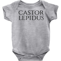 Castor Lepidus   Nice Beaver   Ambiguous Adult Humor   Latin T Shirt Baby Bodysuit | Artistshot