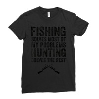 Hot Trend Fishing & Hunting Outfit Hunter Ladies Fitted T-shirt | Artistshot