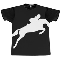 Hot Trend Cute English Riding Hunter Jumper Horse Girl Equestrian Graphic T-shirt | Artistshot