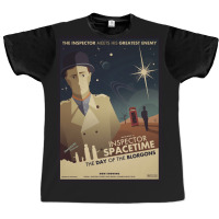 Inspector Spacetime Day Of The Blorgons Poster Graphic T-shirt | Artistshot