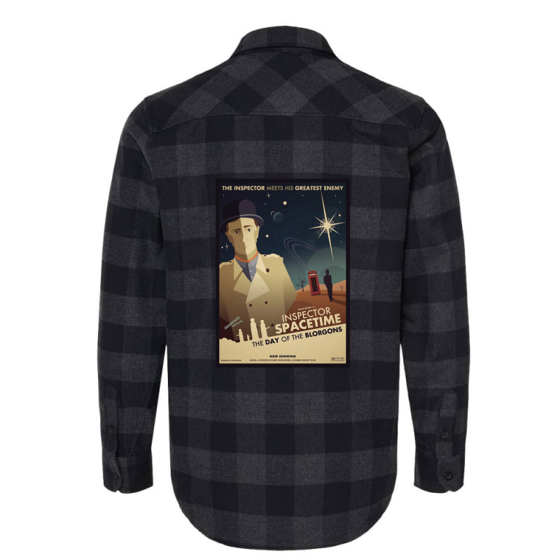 Inspector Spacetime Day Of The Blorgons Poster Flannel Shirt by BrandiMclaren | Artistshot