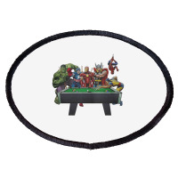 Newavenger Billiard Oval Patch | Artistshot